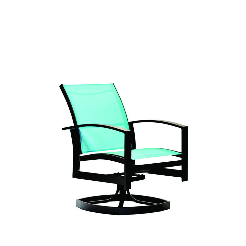 Capstone Sling Swivel Dining Chair