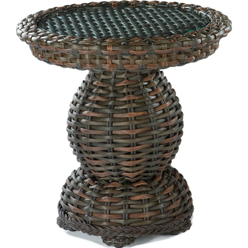 South Hampton Round Pedestal End Table