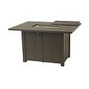 Sherwood 47" x 64" Rectangular Counter Height Enclosed Gas Fire Pit Table
