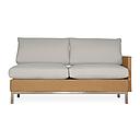 Elements Left Arm Settee with Loom Arm & Back