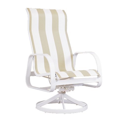 Aruba High Back Dining Swivel Rocker
