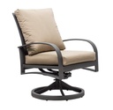 Martinique Cushioned Dining Swivel Rocker