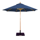 132/232 - 9' Two Pulley Lift Wood Umbrella