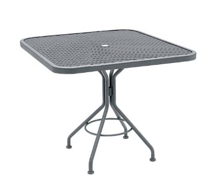 36" Square Micromesh Umbrella Table