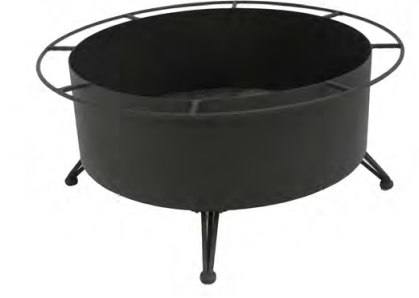 Meadowcraft Large Wood Burning Fire Pit
