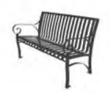 Small Promenade Bench