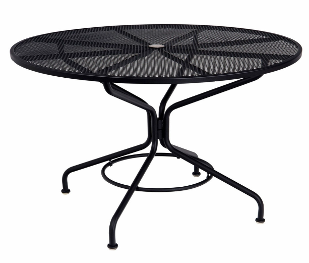 48" Round Regular Mesh Dining Table