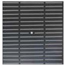 24" x 30" Rectangular Slat Top Only, No Umbrella Hole