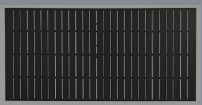 30" x 48" Rectangular Slat Top Only, No Umbrella Hole