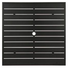 36" Square Slat Top Only, With Umbrella Hole
