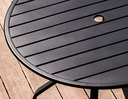 38" Round Slat Top Only, With Umbrella Hole