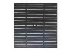 48" Square Slat Top Only, With Umbrella Hole