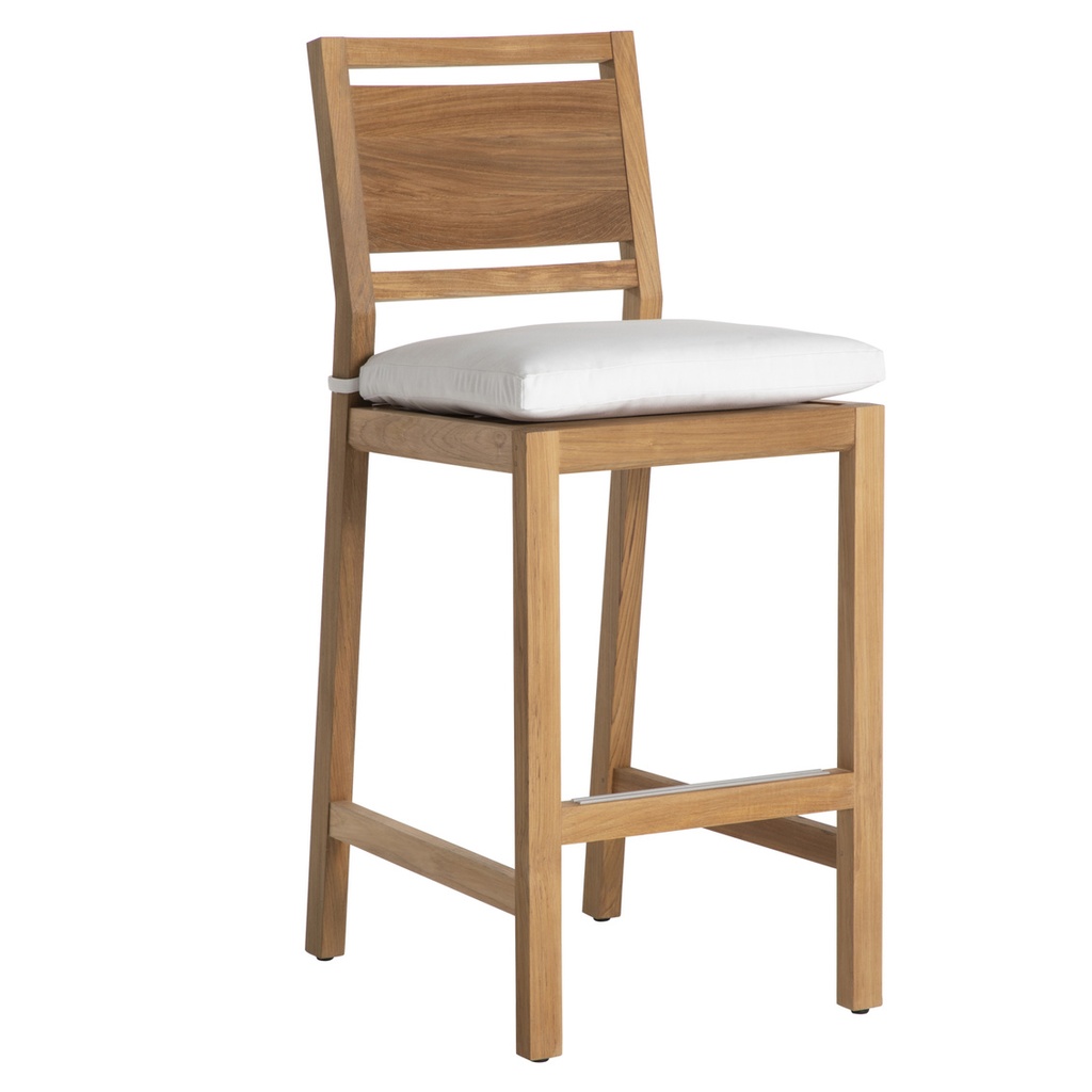 Avondale Teak 30" Bar Stool