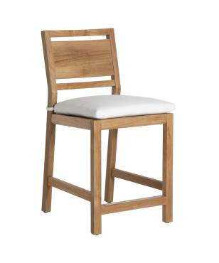Avondale Teak 24" Bar Stool