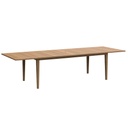 La Jolla Teak Rectangular Extension Dining Table