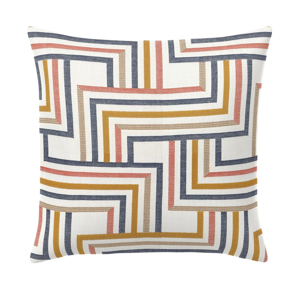 Linework Sunrise 20" Square Pillow