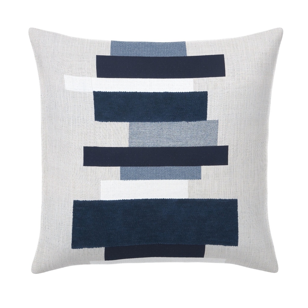 Summon Indigo/Canvas Canvas 20" Square Pillow