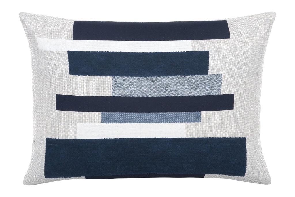Summon Indigo/Canvas Canvas Lumbar Pillow