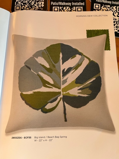 Big Island/Beach Bag Spring 22" Square Pillow