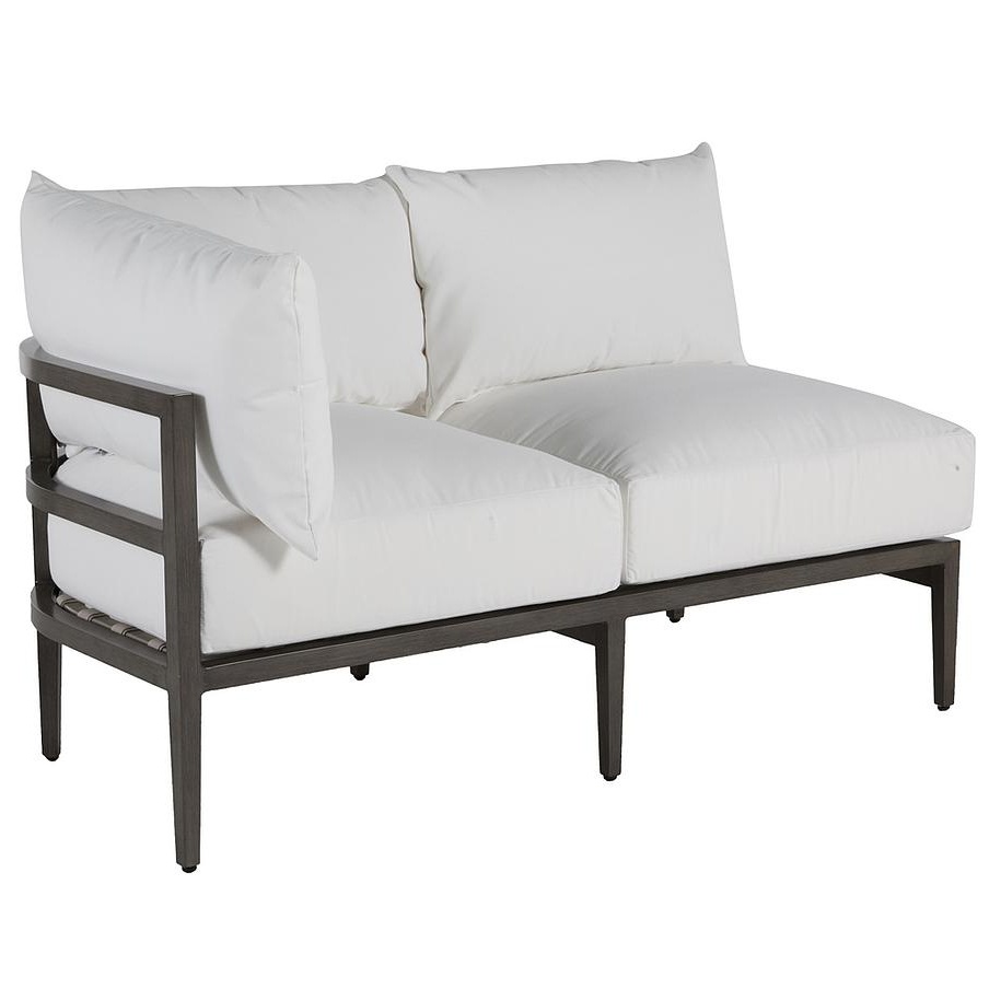 Santa Barbara Aluminum Left Arm Facing Loveseat
