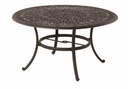 Biscayne 54" Round Inlaid Lazy Susan Table - Discontinued (While Supplies Last)