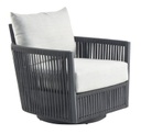 Preveli Deep Seating Swivel Lounge Chair