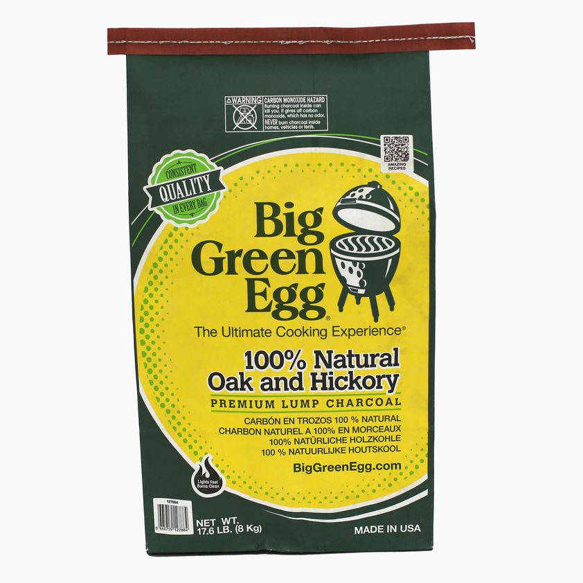 BGE 100% Natural Oak and Hickory Lump Charcoal (17.6lb / 8kg)