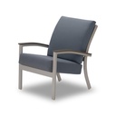 Bazza Cushion Arm Chair w/Polymer Arms