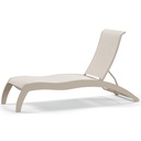 Dune MGP Sling Stacking Armless Chaise w/ Wheels