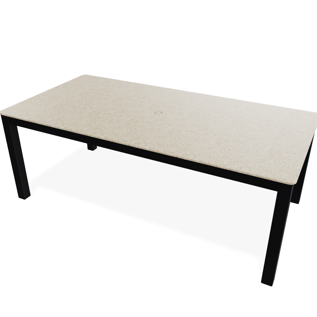 42" x 84" Rectangle Origins Table Top w/Hole