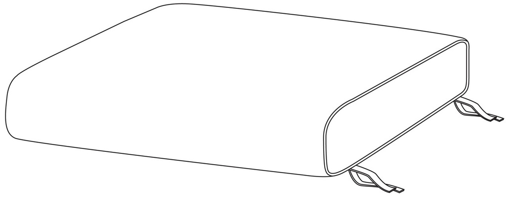 Ottoman Replacement Cushion for Santa Barbara