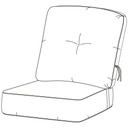 Club Chair Replacement Cushion for Westfield & Grand Tuscany