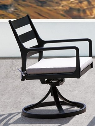 Cedar Swivel Rocker