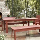 Behren's Four Seat Bench with No Back