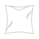 Lily Hive 24" x 24" Fitted Down Feather Throw Pillow