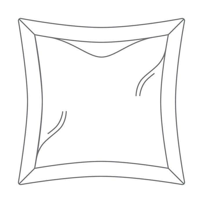 Lily Hive 24" x 24" Flanged Fiber Throw Pillow