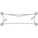 Lily Hive 9x22 Tasseled Fiber Throw Pillow