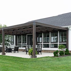 Vineyard 18' x 18' Wood Pergola    