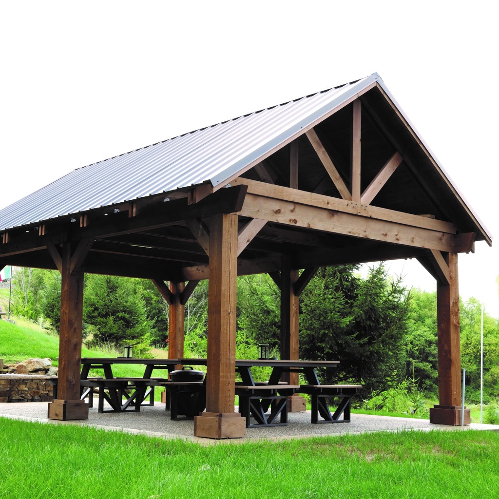 Breckenridge Wood Pavilion 12' x 24'