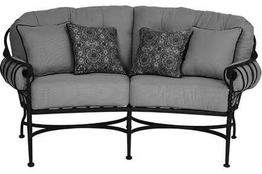 Athens Deep Seating Crescent Loveseat