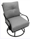 Monticello Deep Seating Club Swivel Rocker