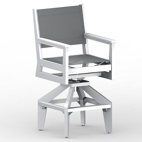Mayhew Sling Swivel Bar Chair