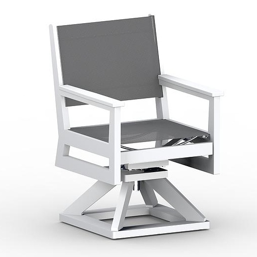 Mayhew Sling Swivel Rocker Dining Chair