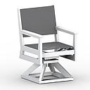 Mayhew Sling Swivel Rocker Dining Chair