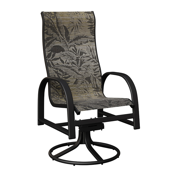 Murphy Sling Swivel Rocker Dining Chair