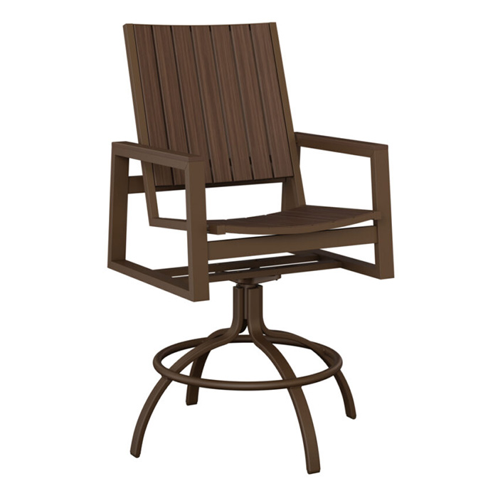 Vida Poly Swivel Bar Chair