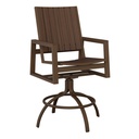 Vida Poly Swivel Bar Chair