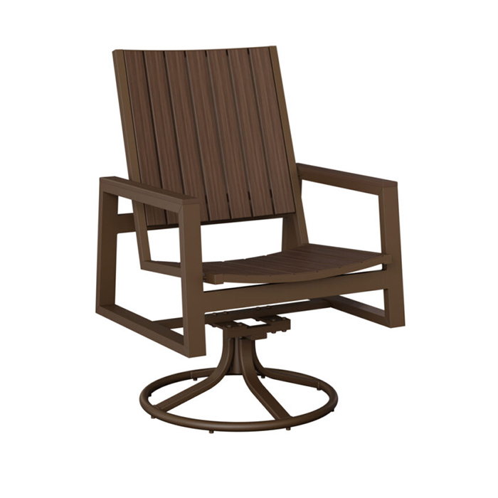 Vida Poly Swivel Rocker Dining Chair