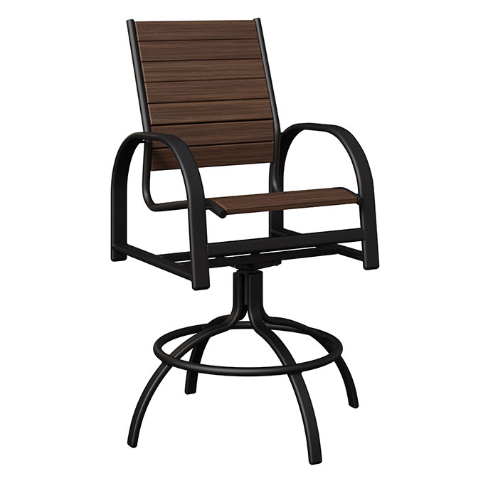 Murphy Poly Swivel Bar Chair