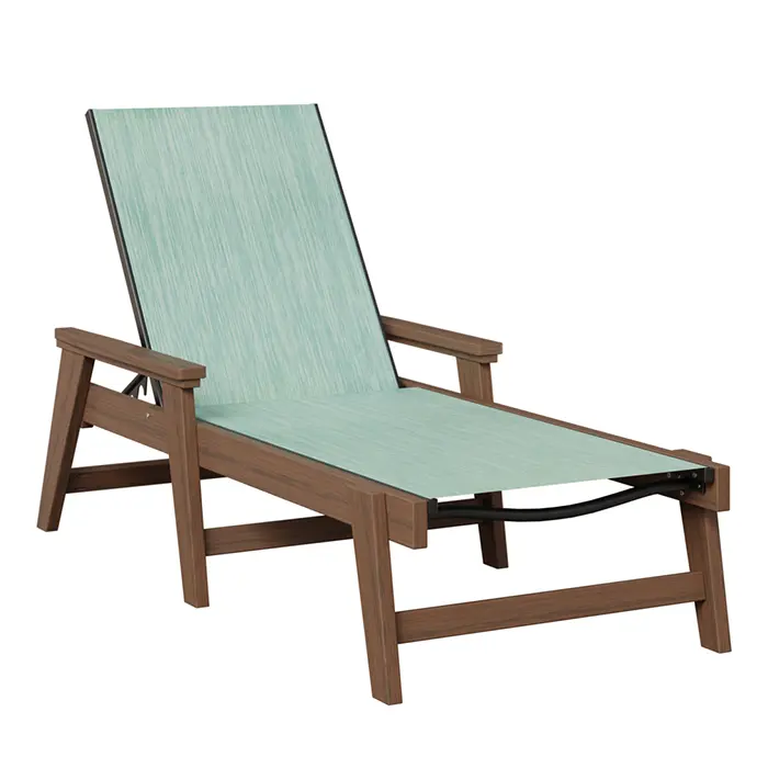 Mayhew Sling Chaise w/Arms